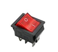 3MOG7Y1 100pcs 2 Position KCD4 Rocker Switch ON-OFF 4 Pins 6 Pins Electrical Equipment with Light Power Switch 16A 250VAC / 20A 125V