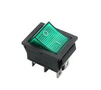 3MOG7Y1 100pcs 2 Position KCD4 Rocker Switch ON-OFF 4 Pins 6 Pins Electrical Equipment with Light Power Switch 16A 250VAC / 20A 125V