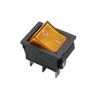 3MOG7Y1 100pcs 2 Position KCD4 Rocker Switch ON-OFF 4 Pins 6 Pins Electrical Equipment with Light Power Switch 16A 250VAC / 20A 125V