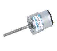 3MOG7Y1 12V 24V 37mm DC Gear Motor M6 Threaded Screw 37-520 Long Shaft 50MM Speed Adjustable CW CCW DC Motor