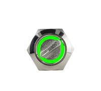 3MOG7Y1 16MM 19MM 22MM Self-return Self-locking Waterproof DPDT Illuminated Metal Selector Knob Rotary Switch 2 3 Position LED Lamp Red