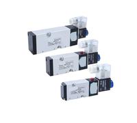 3MOG7Y1 1PCS 4M210-08 4M310-08 4M410-10 Pneumatic Electric Solenoid Valve 2 Position 3 Port Five Way Control Air Electromagnetic