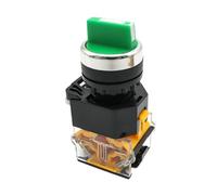 3MOG7Y1 22MM Selector Knob Rotary Switch Latching Momentary 2NO 1NO1NC 2 3 Position DPST 10A 400V Power Switch ON/OFF Red Green Black