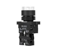 3MOG7Y1 22mm XB2 Push Button Switch Momentary Reset 24V Black NC NO Power Button for Electrical Industrial Panelboard AC 220V Red