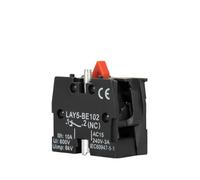 3MOG7Y1 22mm XB2 Push Button Switch Momentary Reset 24V Black NC NO Power Button for Electrical Industrial Panelboard AC 220V Red