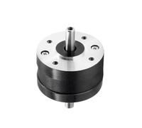3MOG7Y1 4-Wire NEMA15 Round Thin Stepping Motor 0.45A Body Length 20/22mm Step Angle 1.8° Double Hollow Shaft 90mN.m Stepper Motors