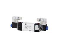 3MOG7Y1 4M220-08/4M320-10/4M420-15 Solenoid Valve 2 Position 5 Port Pneumatic Air Valves DC12V DC24V AC110V AC220V Double Coil
