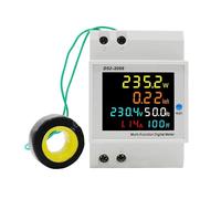3MOG7Y1 6IN1 Display Smart Meter Din Rail AC Monitor Voltage Current Power Factor Active KWH Electric Energy Meter