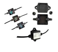 3MOG7Y1 Load Cell Transmitter Amplifier Module 4-20mA 0-10V 0-5V Analog Output with Waterproof Junction Box for Weight Sensor