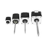 3MOG7Y1 Mini 35mm NEMA 14 Linear Stepper Motor Lead Screw Stepper Motor NEMA14 with 150-410mm Screw Tr8 Lead 1/2/4/8/12mm 12N Load