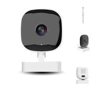 3MP 2K Window Camera, 2.4GHZ & 5GHZ WiFi, Security Camera for Home Security, Looking Outside, High-Definition Color Night Vision,Person & Motion Detection, 24/7 Recording (1pc)