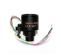 3MP HD Motorized Zoom 1/2.7" 2.8-12mm Varifocal Lens F1.4 D14 Mount DC Iris Auto Focus IR CCTV Security Camera Lens