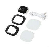 3MP WiFi Indoor Security Camera, 2K Full-Color Vision Cam with App Control, Two-Way Audio & Cloud Storage for Home Monitoring, Easy Setup, White