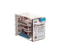 3P 10A Miniature Relay 24V DC Button 55.33.9.024.0010
