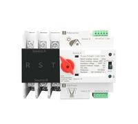 3P 3 Phase Din Rail ATS for PV and inverter Dual Power Automatic Transfer Selector Switches Uninterrupted 63A 100A 125A NWPNLXEA(63A)