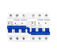 3P + 3P MTS AC Dual Power Manual Transfer Switch Circuit Breaker MCB 50HZ/60HZ 63A 1Pcs(20A)