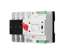 3P Automatic Transfer Switch 230V AC 63A Dual Power Manual and Automatic Modes PC Isolation Type for PZ30 Distribution Boxes, Home, Office, Critical Power Systems