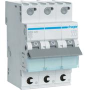 3P B 20A 6kA AC QuickConnect MBS320 Overcurrent Switch