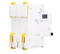 3P Circuit Breaker, Low Voltage Protection Switch High Temperature Resistant Bistable Locking Clip 400V 50/60Hz DIN Rail Mount for Building Lighting System Automatic switch (Color : #1)