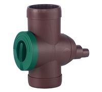 3 Piece Filter Collector Universal, Rainwater Diverter and Filter, Water Butts - Brown