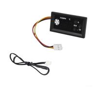 3P Input DC12V Fan Temperature Controller with Probe for Effective Thermal Management and For PWM Fan Regulation (A)