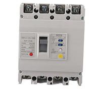 3P+N Current Circuit Breaker RCCB Air Switch 800V 63A 80A 125A Flame Retardant Insulated Full Copper Contact High Load Current for Industrial Commercial Electrical Systems (125A)