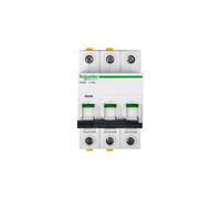 3P Overcurrent Switch C 63A 6kA AC iC60N-C63-3 Acti9 A9F04363
