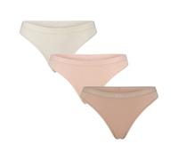 3P Thong - 3-Pack Stretch Cotton Thongs L