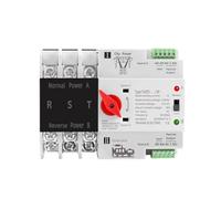 3P three-phase rail ATS dual power automatic transfer switch selector switch uninterruptible power supply 63A 100A 125A(125A)