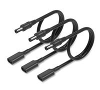 3Pack 15W PD USB Type C Power Cable with DC 5.5x2.5mm Adapter Male Output Connector Cable, 3.28Ft USB C to DC Adapter Made for Webcam Router, IP Camera, Electric Toothbrush, Table Lamp