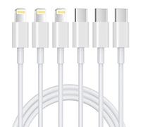 3Pack 1M USB C to Lightning Cable [Apple MFi Certified] iPhone Fast Charger Cable USB-C Power Delivery Charging Cord for iPhone 13/12/12 PRO Max/12 Mini/11/11PRO/XS/Max/XR/X/8/8Plus/iPad