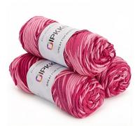 3PACK 5-Ply Variegated Yarn for Crocheting, Yarn Soft Each 3pcs/300g/630 Yards Soft Cozy, Multi-Color Gradient for Knitting Sweaters, Scarves, Shawls, Hats (Rose Pink)