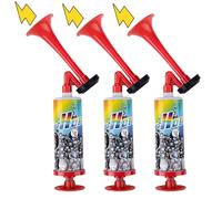 3Pack Air Horn Handheld, Air Horns, Airhorn Loud Noise Maker In Various Activities, Handheld Air Pump Loud Sound Hand Signal Horn, Suitable For Car Marine Boats Sports Events