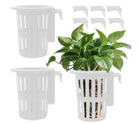 3Pack Aquarium Plant Holder With Hooks For Fish Tank,Hanging Aquatic Planter Cups For Hydroponic Plant Cultivation & a-quascaping