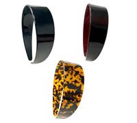 3pack Comfortable Acetate Hair Band Washing Face Elegant Makeup Headwrap Fashionable Accessory Comfortable Band