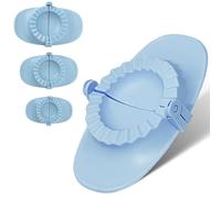 3Pack Dumpling Maker,Plastic Dumpling Press Molds 3.8in to 2.6in Pasty Moulds for Empanada Ravioli Family Gathering Picnic Christmas Thanksgiving New Year's Day