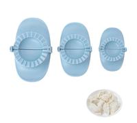 3Pack Dumpling Maker,Plastic Dumpling Press Molds 3.8in to 2.6in Pasty Moulds for Empanada Ravioli Family Gathering Picnic Christmas Thanksgiving New Year's Day