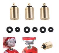 3Pack Gas Refill Adapter Tips Inflation Valve Nozzle Connector for Thermacell Cartridge Refilling Butane Cylinder Gas Tank Canister Bottle Stove Outdoor Camping Hiking Burner