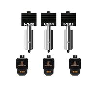 3Pack Hardened Steel Hotend 0.2/0.4/0.6mm For 3D Printer Repair Compatible With Bambu P2S/H2S/H2D/A1/A1 Mini, Multi-Size Nozzle Kit