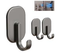 3PACK Heavy Duty Magnetic Hook for Kitchen Refrigerator,Magnets Hooks Key Towel Storage Holder Bathroom Hangers,Strong Magnet Bar Hooks Storage Hanger Hanging Kitchen Utensil, Coat, Towel, Grill Tool