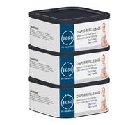 3Pack Jumbo Square Refills Disposal Bags Refill Compatible with Diaper Genie Compact, Classic and Select Pails, with Continuous Film,HoldUp to 1080 Newborn-Sized Diapers Per Refill