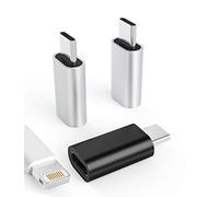 3Pack Lightning Female to USB-C Male Adapter,Type Charging for Samsung Galaxy S20 Ultra Z Flip Note S10 S9 Plus Google Pixel 5XL Compatible with Cable Converter Connector Charger LG Ipad Pro Air4 2020