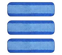 3Pack Mop Refill Pads, Microfiber Cleaning Pads Compatible with Bona Mop, 18 Inch Washable Reusable Replacement for Mopping Floor, Wet & Dry Use
