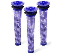 3Pack Replacement Pre Filters for Dyson - Vacuum Filter Compatible Dyson V6 V7 V8 DC59 DC58 Replaces Part 965661 01 (3 Pack)