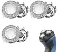 3Pack Replacement Shaver Heads for Philips Series 1000, 2000, 3000 Replacement Electric Shaving Blades for Philips Stainless Steel Cutting Heads Compatible with Phillips Series AT8xx/AT7xx/PT7xx