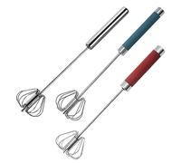 3pack Semi Automatic Whisk Semi Automatic Rotary Whisk Egg Whisk Hand Egg Whisk Beater Manual Whisk for Whisking Beating Stirring