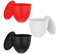 3Pack Silicone Bowl Liners with Lid Silicone Bowl Insert for KitchenAids Tilt-Head 5 Quart Stand Bowls Liner Mixer Attachments & Accessories for Baking & Cooking No Need Replacement Bowls(3 Color)