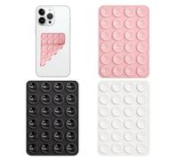 3Pack Silicone Suction Cup Phone Holder Double Sided 24 Suction Phone Case Mount Grips Anti Slip Multipurpose Universal Sticky Pad Hands-Free for TikTok Videos Mirror Walls Gym Selfies Glass Tile