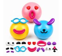 3Pack Smushers Squishy Curiosities, Funny Dog Face Swap Squeezy Squishies, Soft Interchangeable Face Swap Stress Relief Sensory Ball, Cute Desk Accessory for Adults Office Home Daily Relaxation