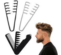 3Pack Texture Comb,Styling Comb And Wide Tooth For Curls Wide Tooth Styling Combs Kit Roots Volume Tool Volumizing Hair Combs Barber Detanglers Tools for Women Men Bangs Hairdressing Accessories